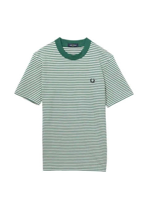 Fred Perry t-shirt rayé à logo brodé