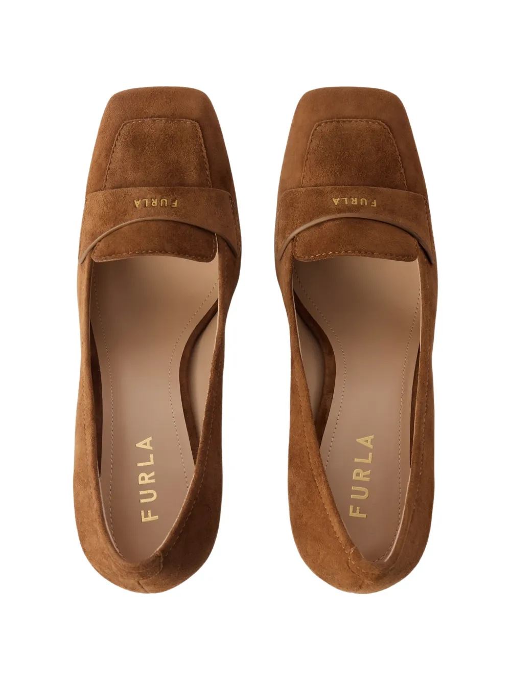 Furla Solid pumps Bruin