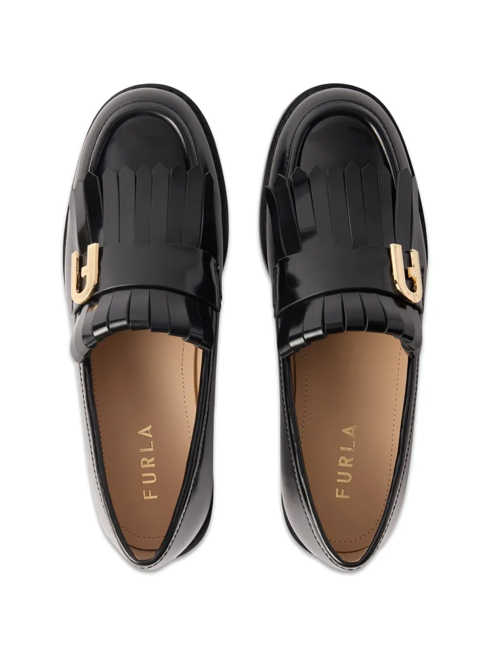 Furla Lidia loafers Zwart