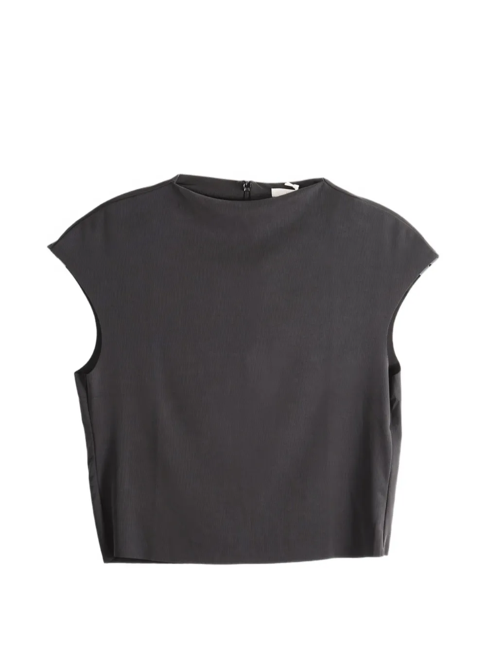 Amomento Ribbed-knit Cap-sleeve Top In Multi