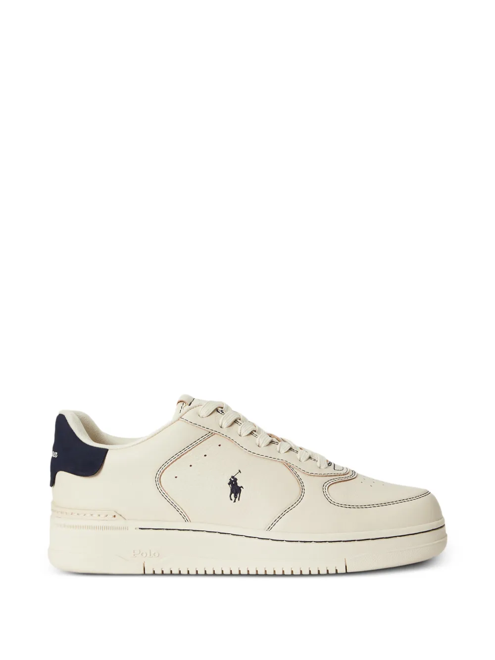 Polo Ralph Lauren Open Masters nubuck-panelled trainer Bruin