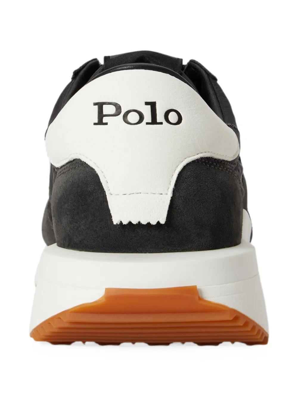 Polo Ralph Lauren Train 89 sneakers met suède vlakken Zwart
