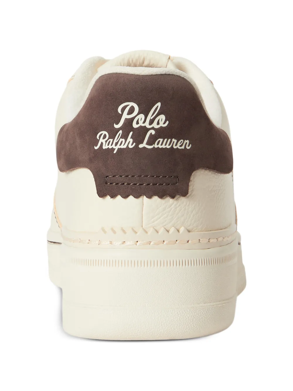 Polo Ralph Lauren Master Park leren sneakers Beige