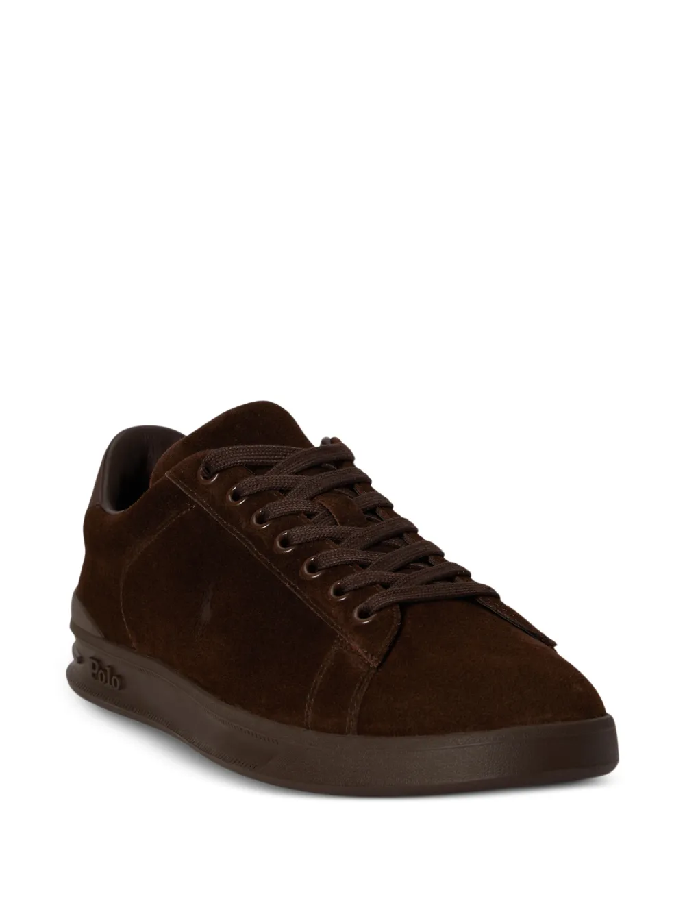 Polo Ralph Lauren Leren sneakers Bruin