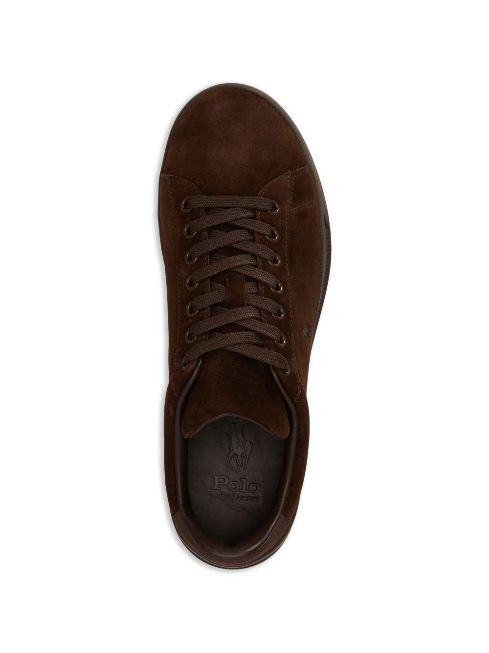Polo Ralph Lauren Leren sneakers Bruin