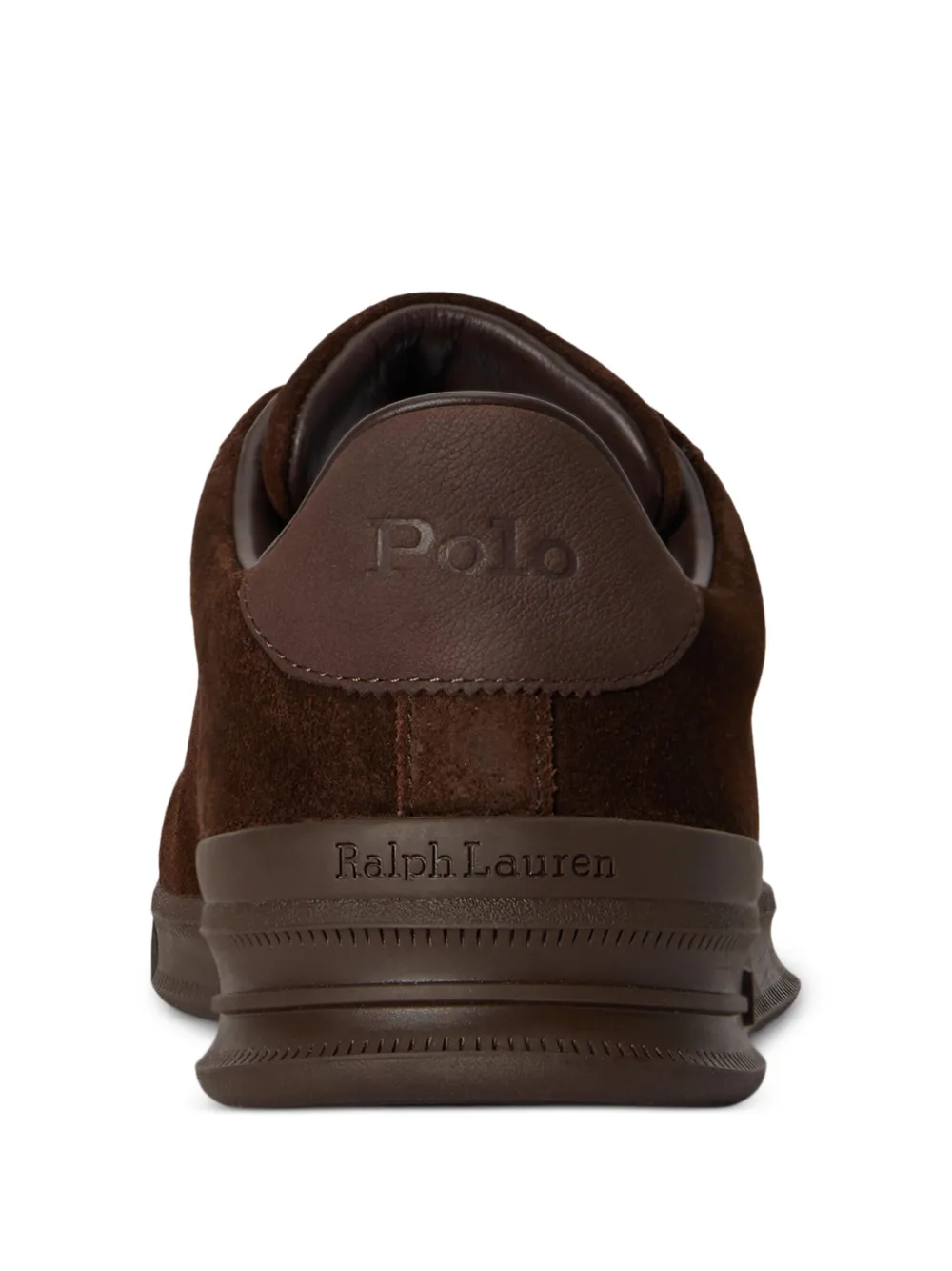 Polo Ralph Lauren Leren sneakers Bruin