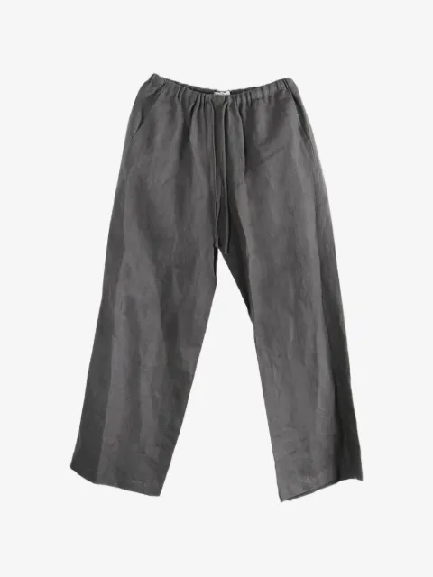 Amomento pantalones anchos con cordones en la pretina