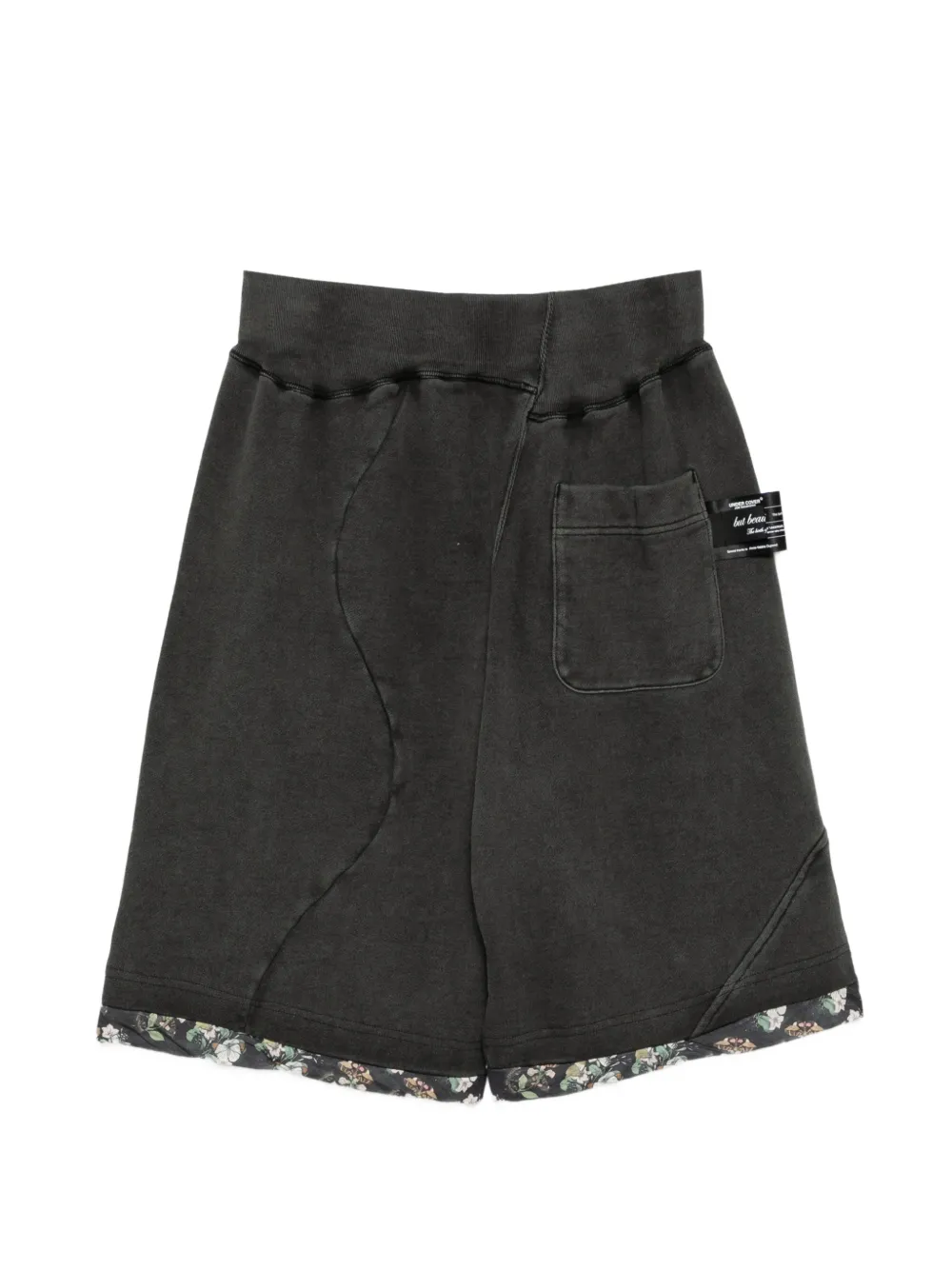 Undercover Trainingsshorts met trekkoord en bloemenprint Grijs