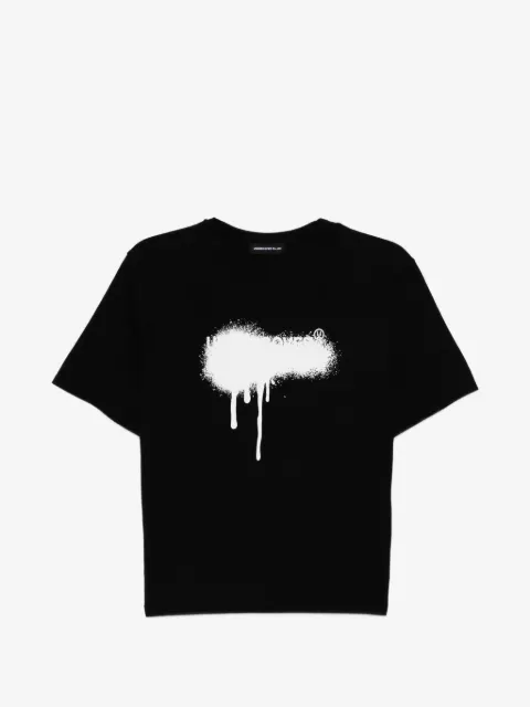 Undercover playera con estampado de espray