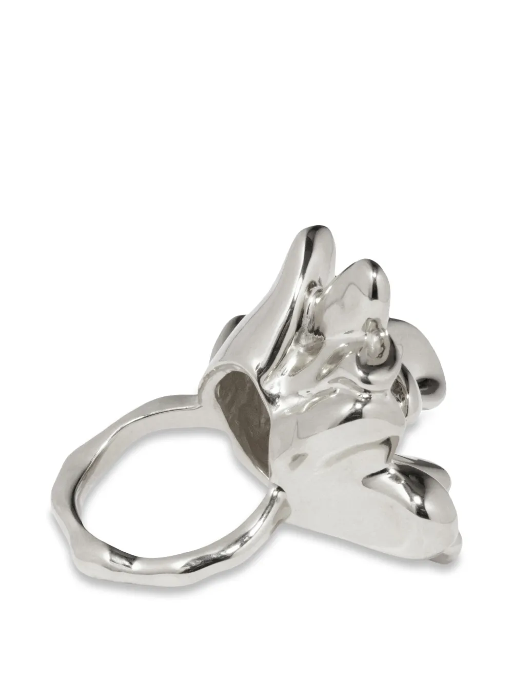Completedworks Sculptural Statement Ring in Silver, view 4