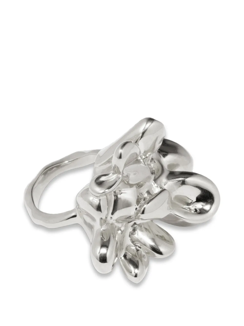 Completedworks Sculptural Statement Ring in Silver, view 2