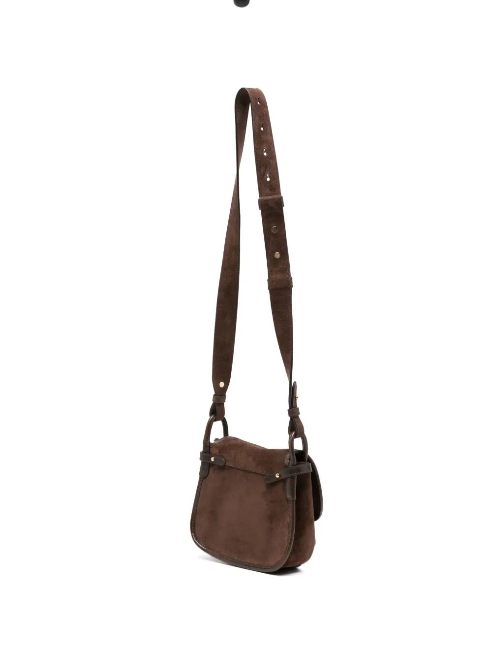 Prada Corsaire suède mini-schoudertas Bruin