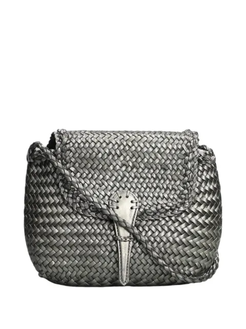 DRAGON DIFFUSION Citi woven leather tote bag