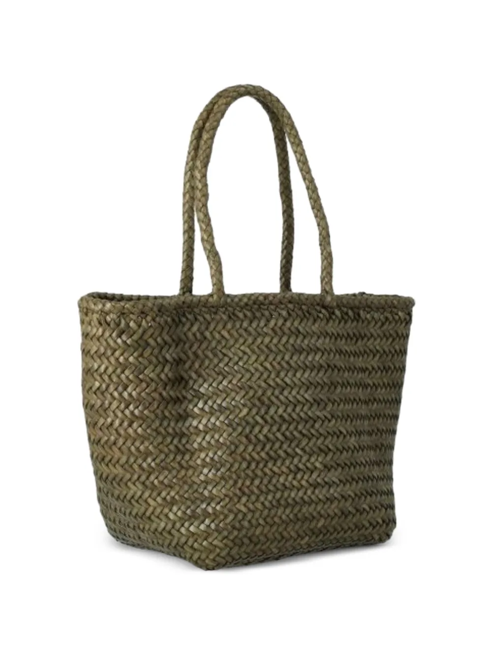 DRAGON DIFFUSION Grace geweven shopper Groen