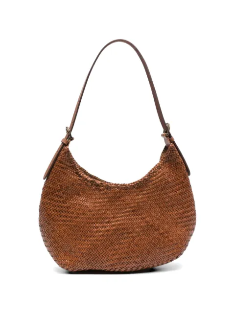 DRAGON DIFFUSION Luna Mezza woven leather shoulder bag