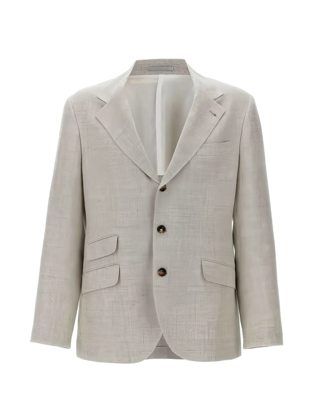 Brunello Cucinelli single-breasted blazer - Grau