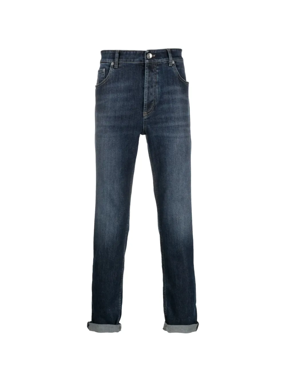 Brunello Cucinelli straight-leg jeans - Blu