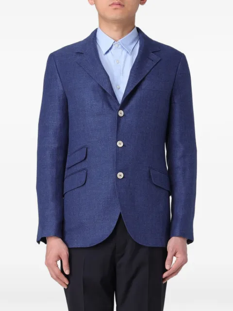 Brunello Cucinelli single-breasted notched-lapel blazer