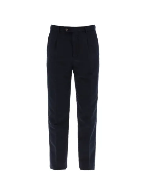Brunello Cucinelli tapered pleated trousers