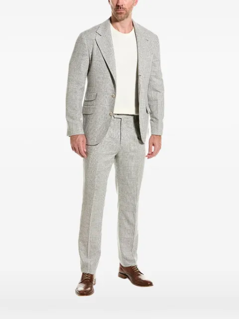 Brunello Cucinelli plaid tailored suit