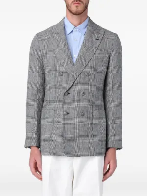 Brunello Cucinelli ストライプ ダブルジャケット | ブルー | FARFETCH JP