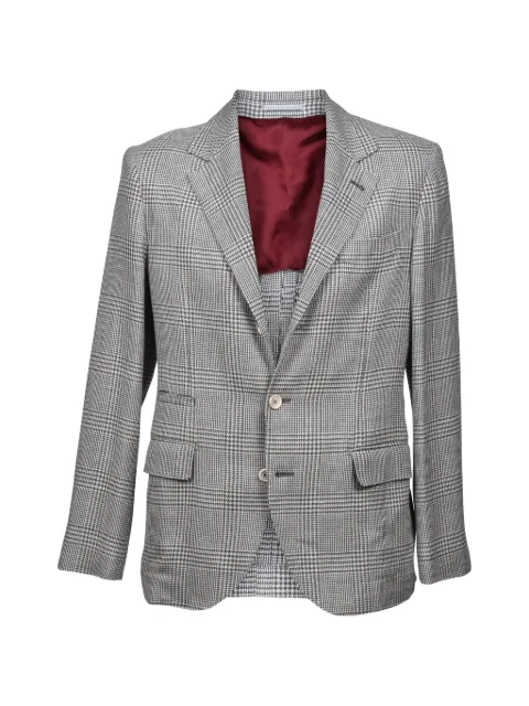 Brunello Cucinelli Prince of Wales check tailored blazer