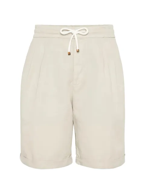 Brunello Cucinelli pleated drawstring shorts