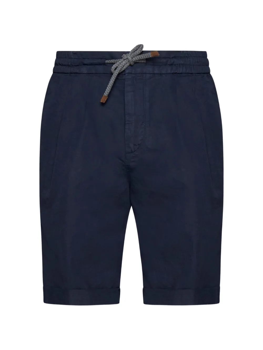 Brunello Cucinelli drawstring tailored shorts - Blau