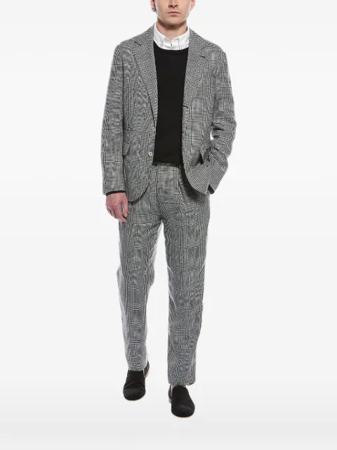 Brunello Cucinelli plaid checkered suit