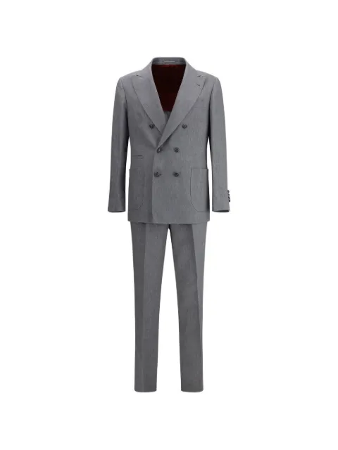 Brunello Cucinelli linen double-breasted suit