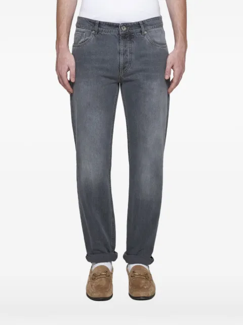Brunello Cucinelli faded straight-leg jeans