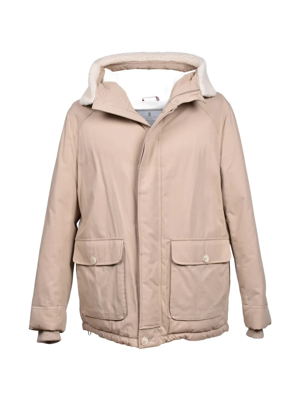 Brunello Cucinelli quilted parka - Toni neutri