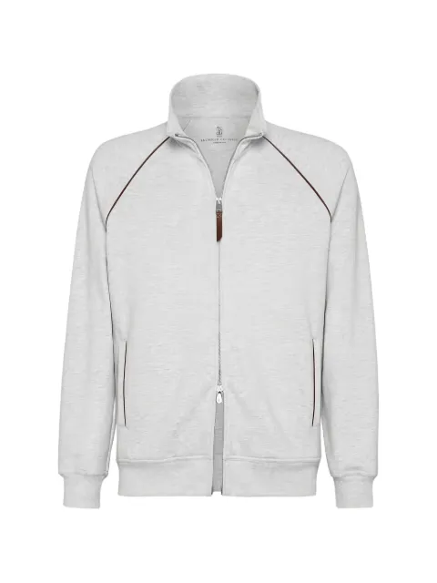 Brunello Cucinelli chaqueta de chándal con cremallera