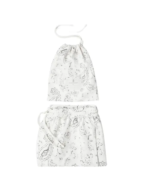 Brunello Cucinelli bañador con estampado de cachemira