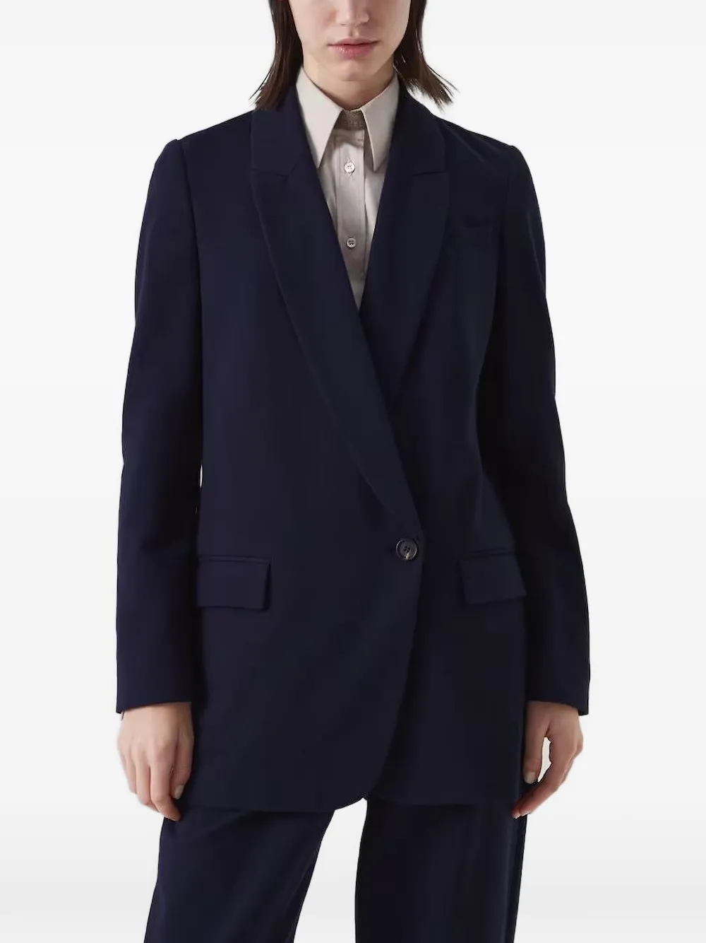 Brunello Cucinelli Single-breasted Blazer In Blue
