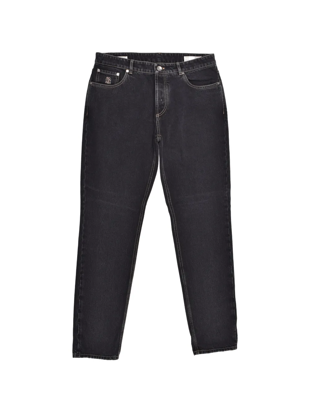 Brunello Cucinelli five-pocket jeans - Schwarz