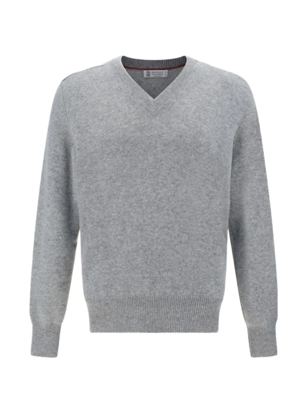 Brunello Cucinelli V-neck cashmere sweater - Grey