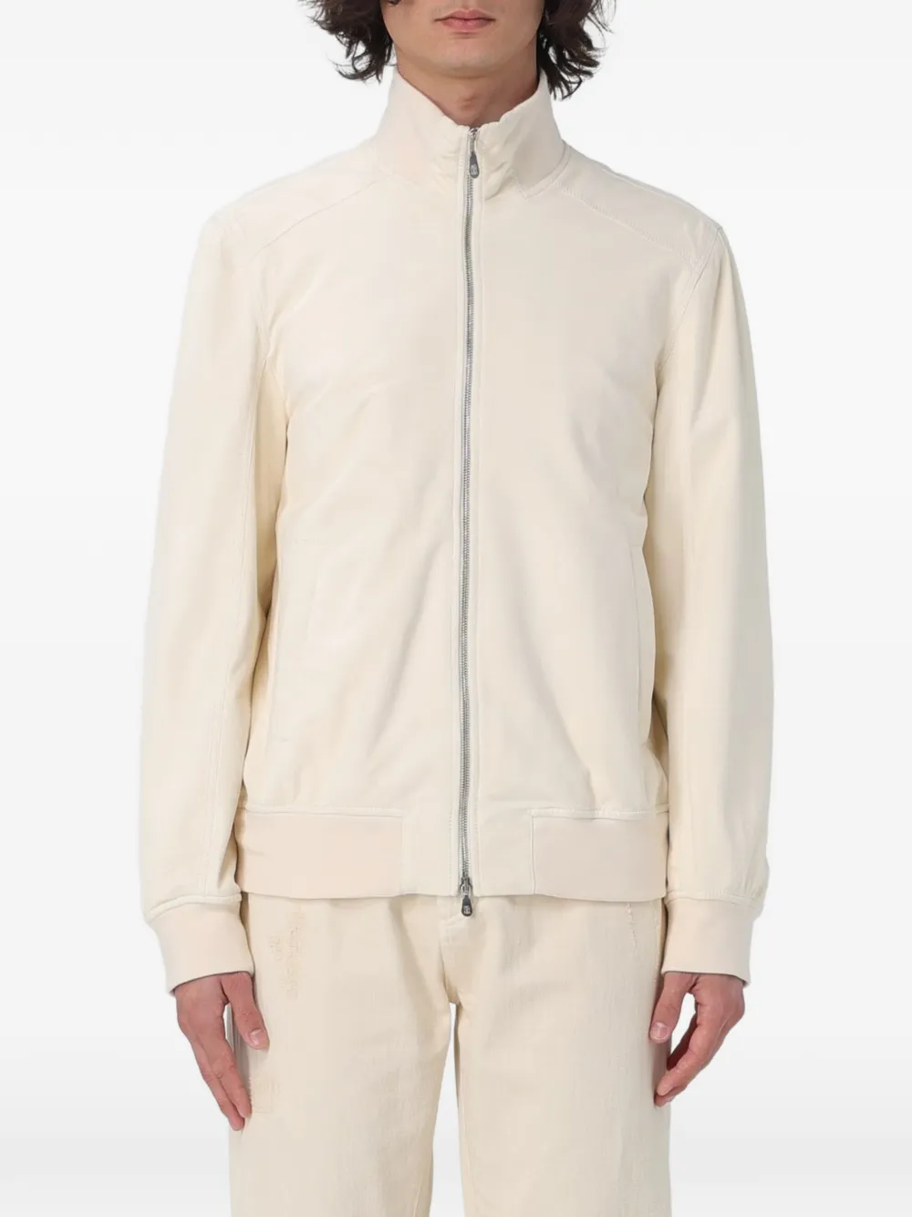 Brunello Cucinelli zip-up jacket - Nude