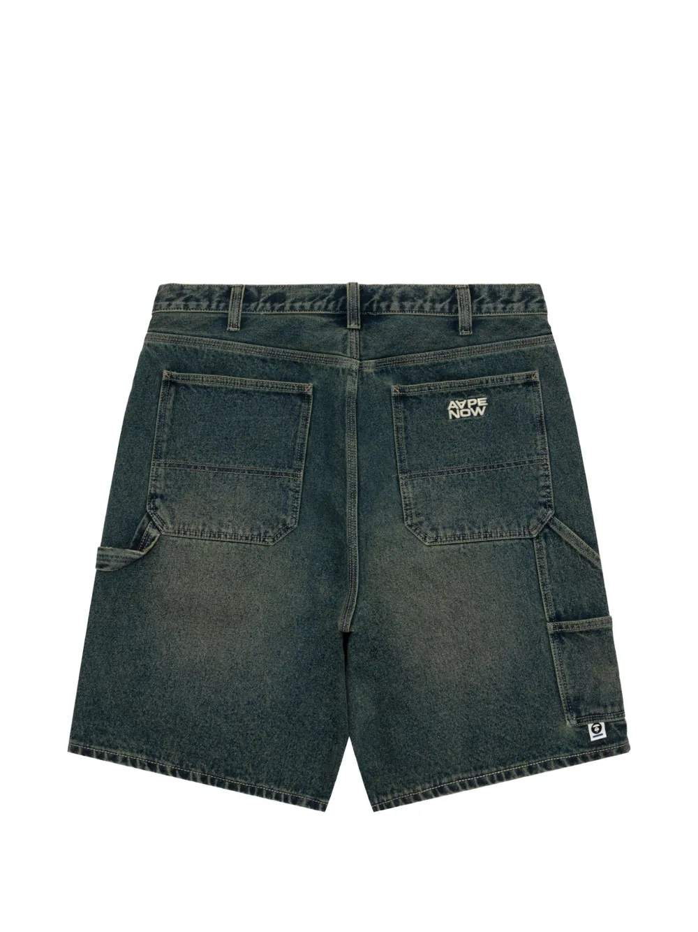 AAPE BY *A BATHING APE Cargo shorts met logopatch Blauw