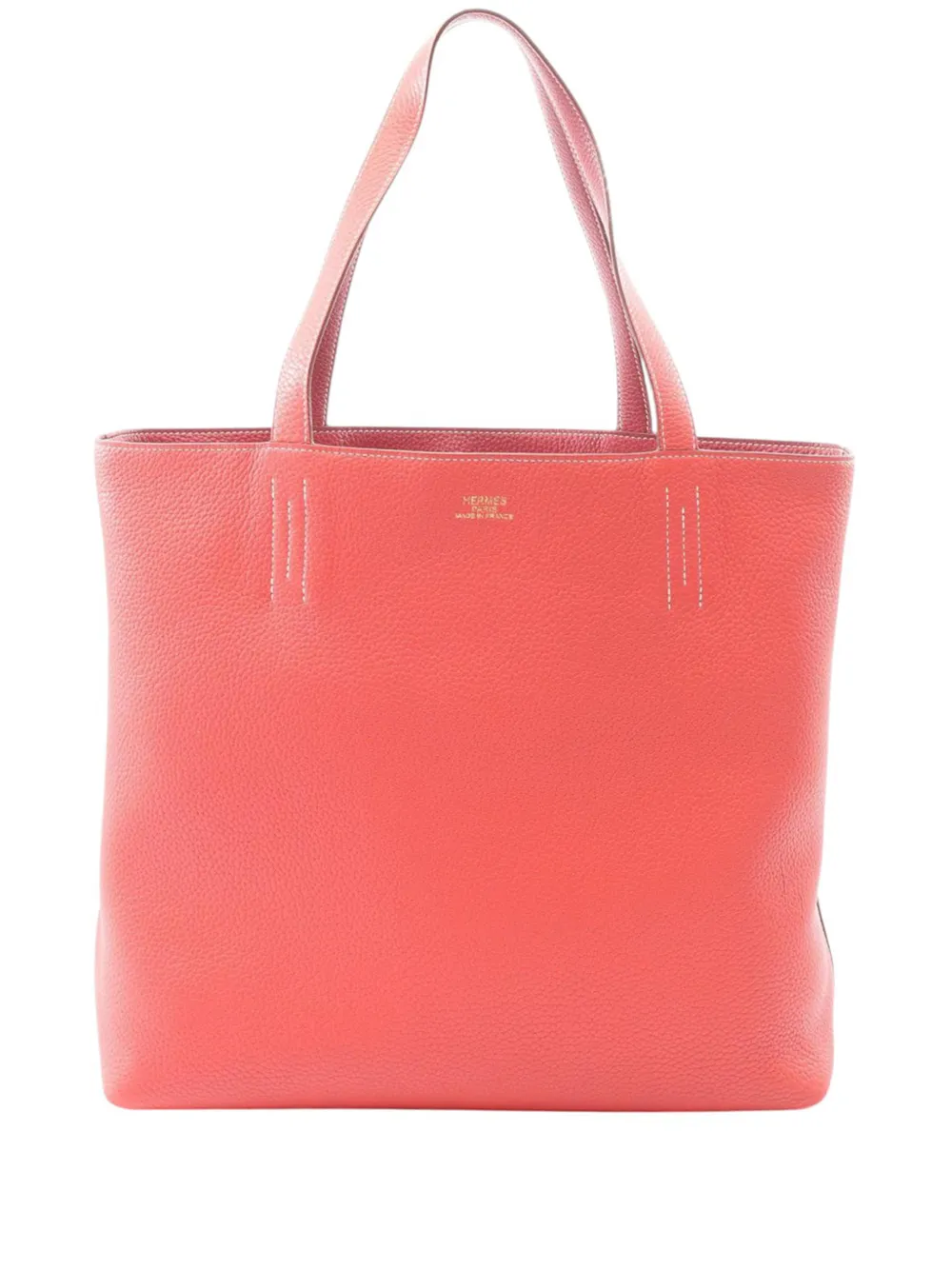 Hermès Pre-Owned 2014 Clemence Double Sens 45 tote bag - Pink