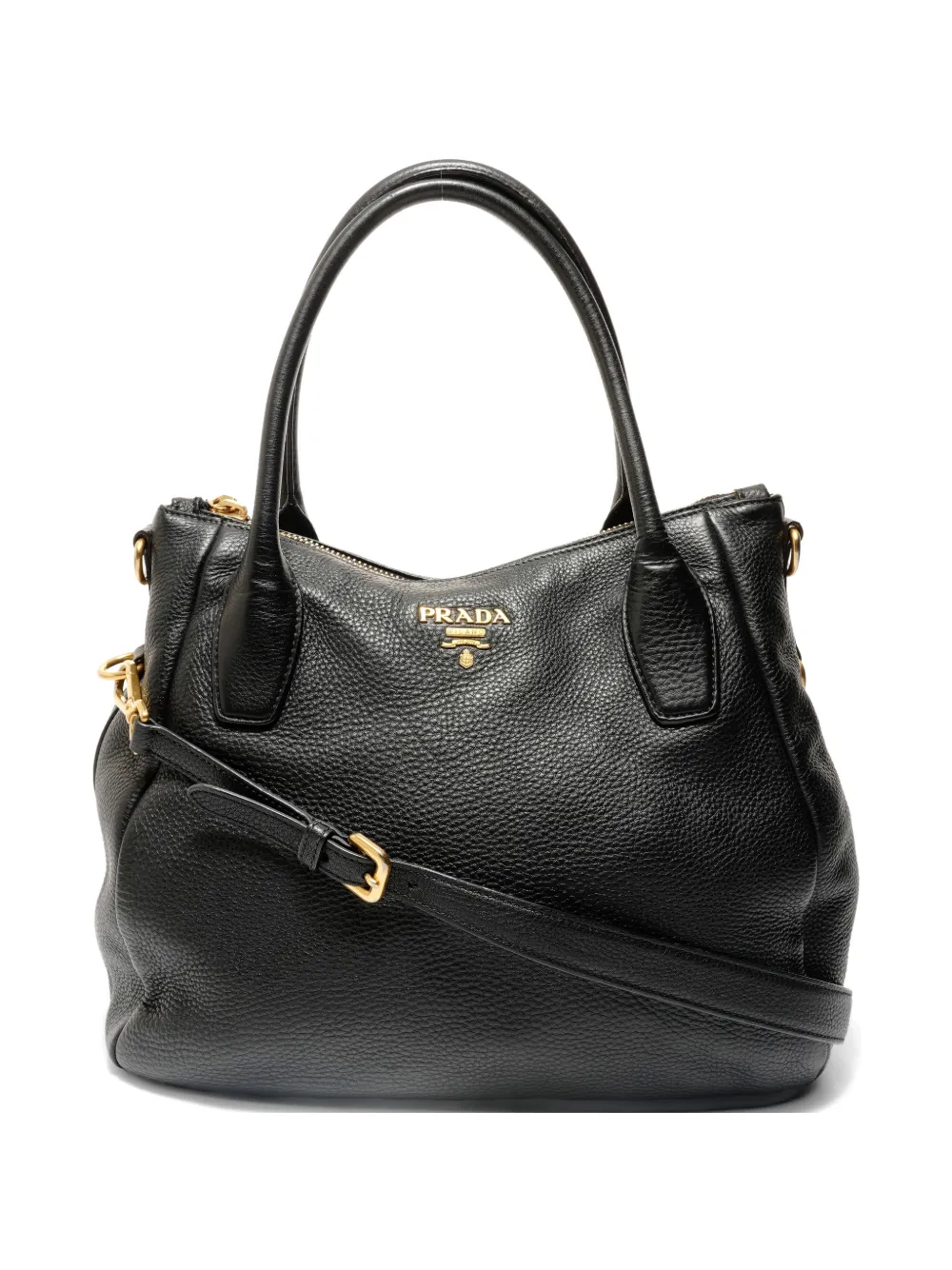 Prada Pre-Owned 2010-2020s Vitello Daino handbag - Nero