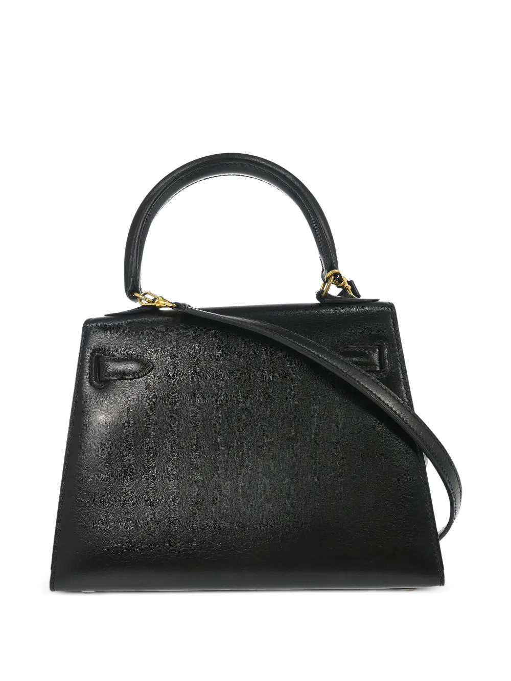 Hermès Pre-Owned 1989 Mini 20 Kelly Sellier Handbag | Black | FARFETCH