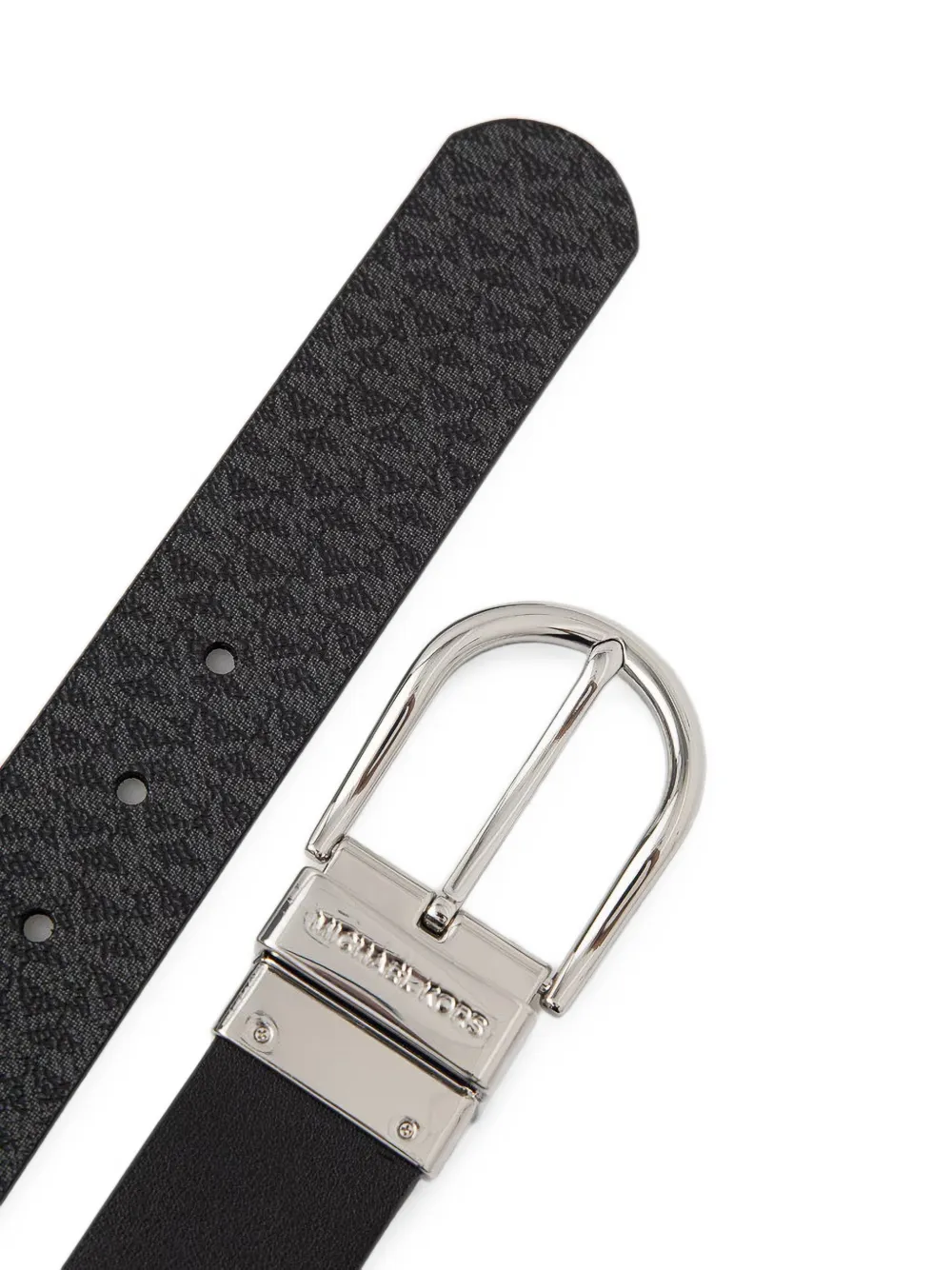 Michael Kors logo-print reversible belt Zwart