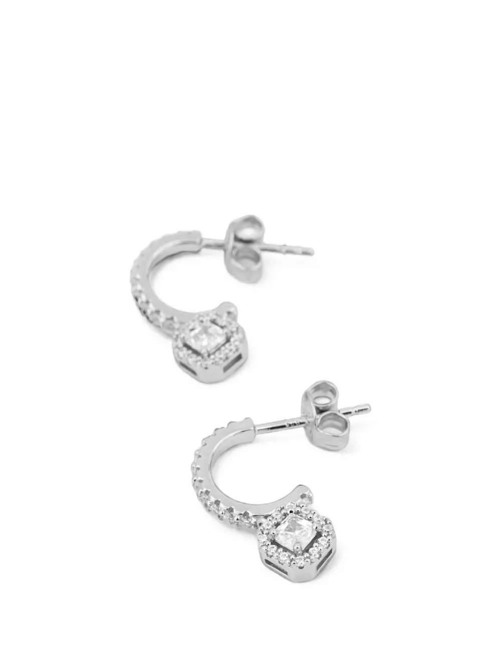 Michael Kors embellished drop earrings - Argento
