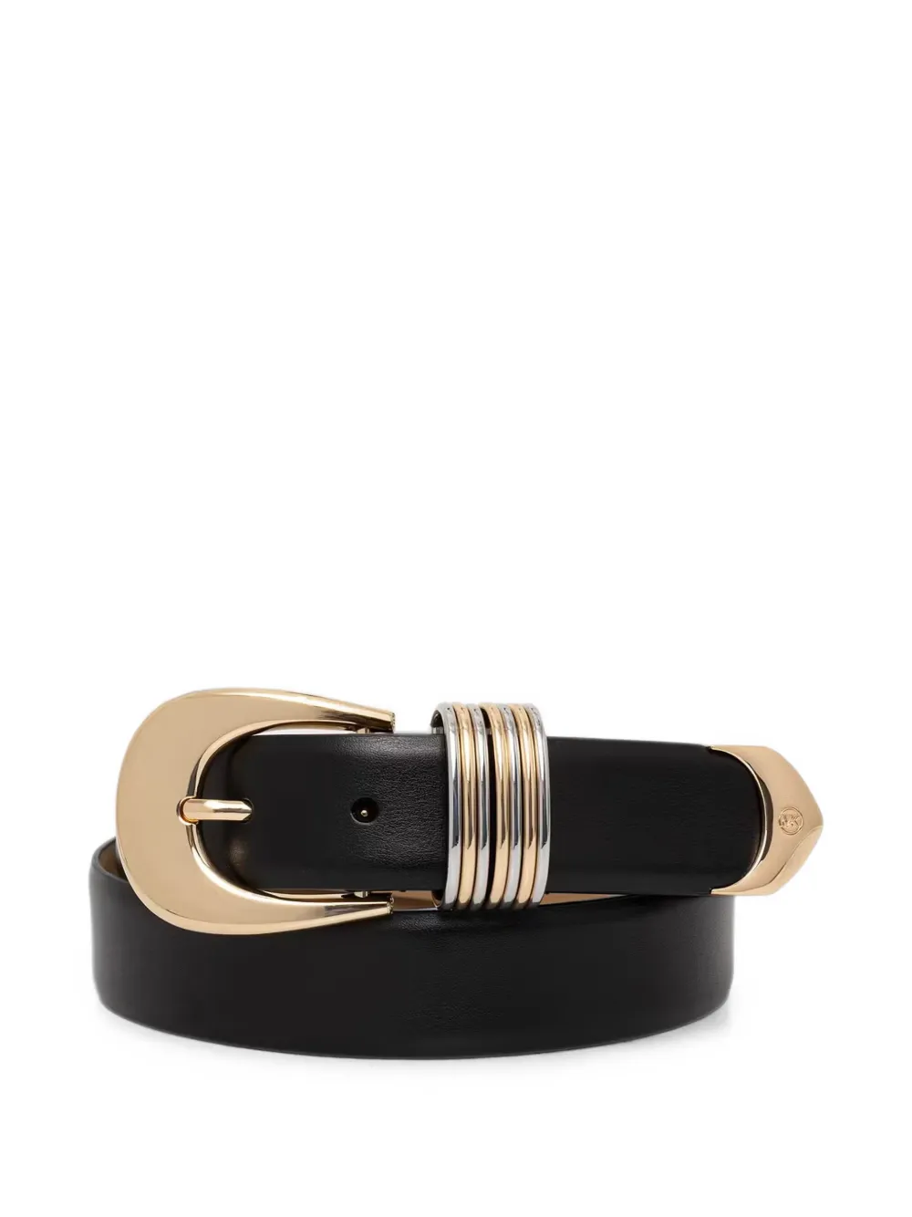 Michael Michael Kors hardware-embellished leather belt - Nero