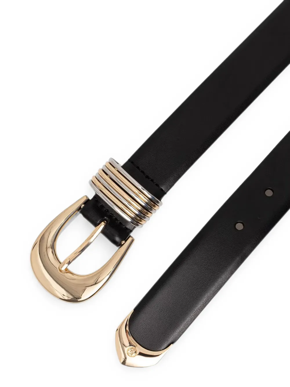 Michael Kors hardware-embellished leather belt Zwart