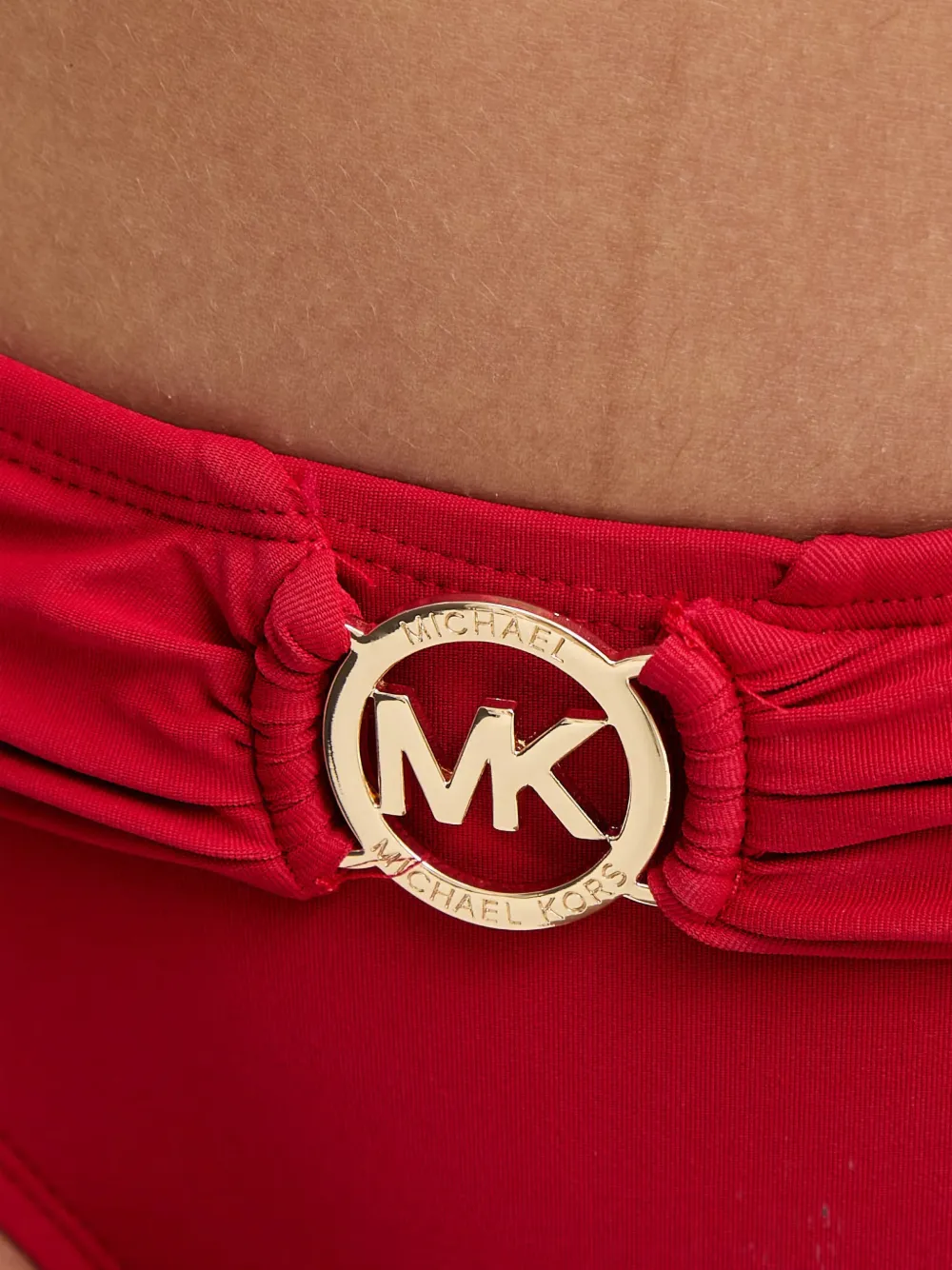 Michael Kors logo-plaque bikini bottoms Rood
