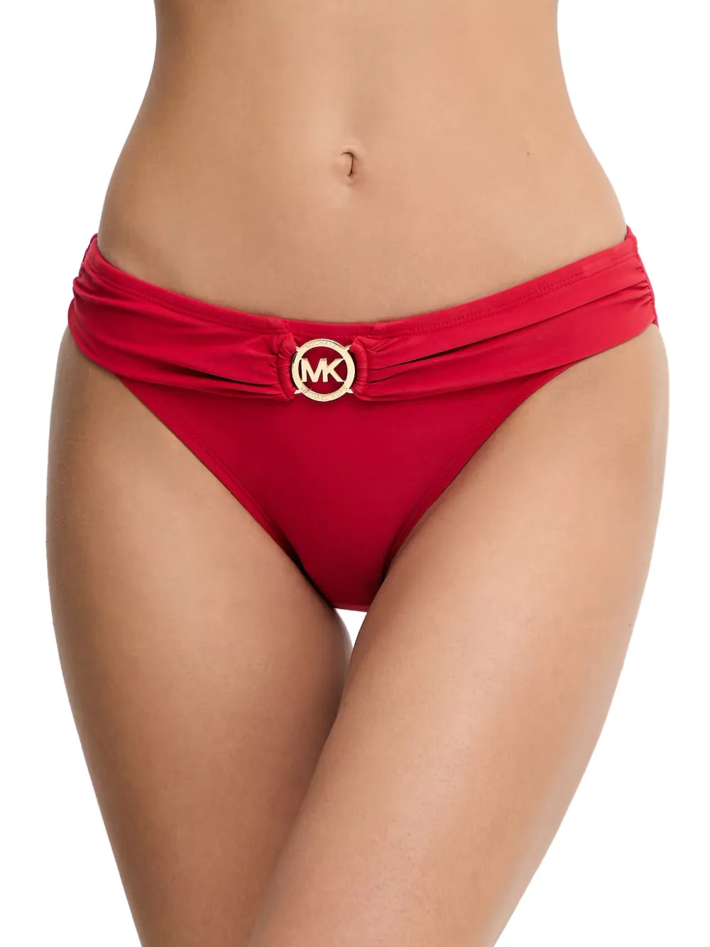 Michael Kors logo-plaque bikini bottoms Rood