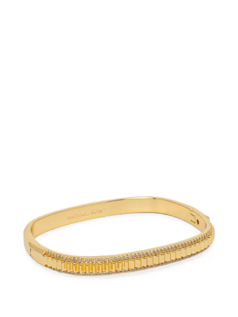 Michael Kors crystal-embellished fluted bracelet