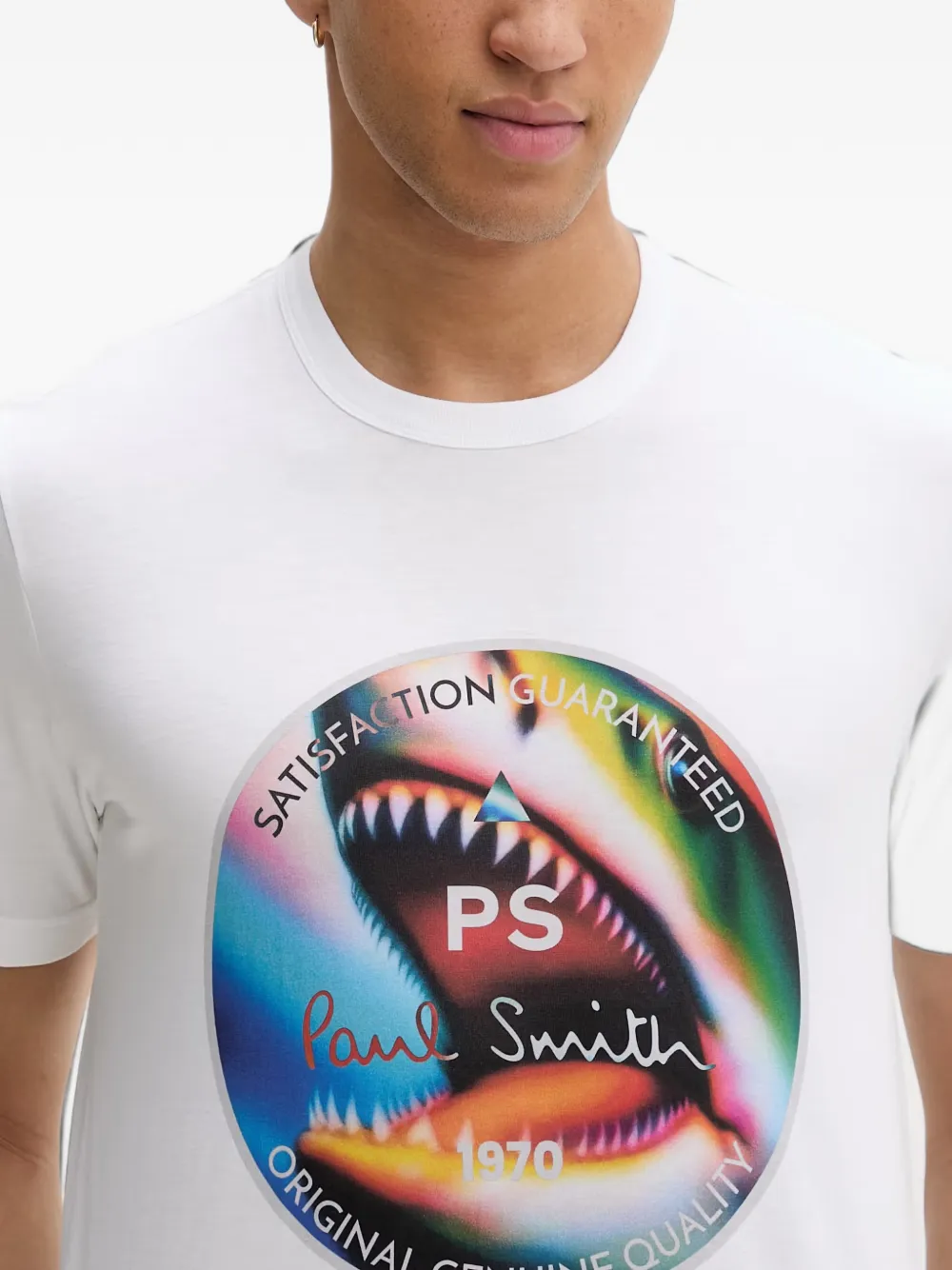 PS Paul Smith T-shirt met print Wit